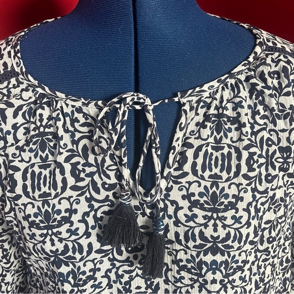 Tommy Bahama Tassled Floral Top - Picture 7 of 12